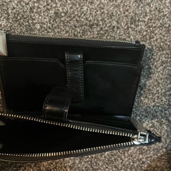 Michael Kors Black Leather Wallet - Picture 4 of 7